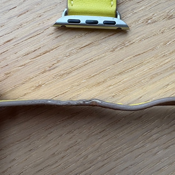 Hermes Apple Leather Strap Single Tour 41mm- Lime - Picture 3 of 12